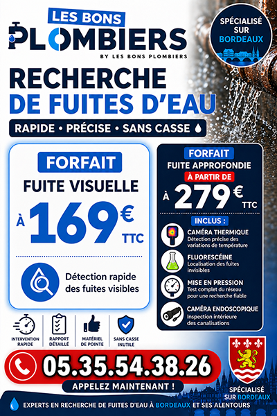 Recherche de Fuite Villenave d Ornon